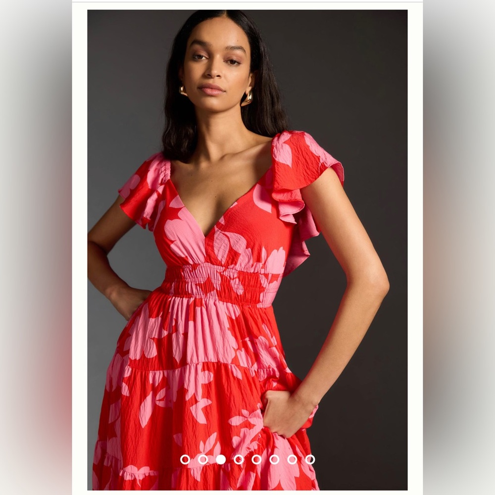 The Silverlake Flutter-Sleeve Dress from Anthropologie